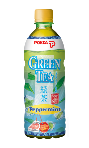 Pokka Peppermint Green Tea - 500ml x 24