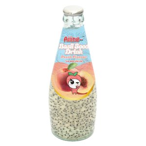 Aiiing Basil Seed Drinks - Peach