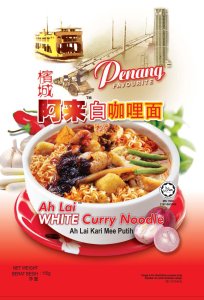 Penang Ah Lai White Curry Noodles (110g x 4 packs x 12 bags)